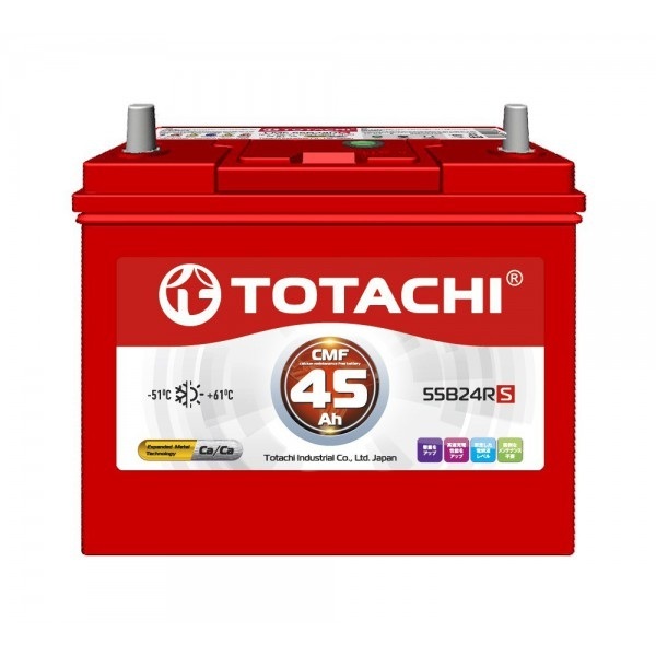Батарея аккумуляторная 45А/ч 430А 12V прямая поляр. выносные (Азия) клеммы
