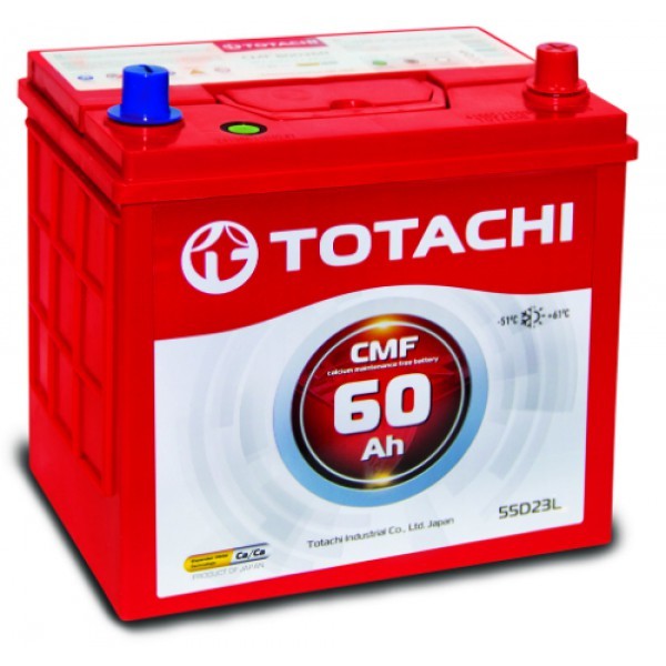 Батарея аккумуляторная 60А/ч 560А 12V обратная поляр. выносные (Азия) клеммы
