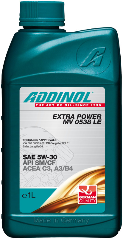 Моторное масло ADDINOL Extra Power MV 0538 LE 1л 