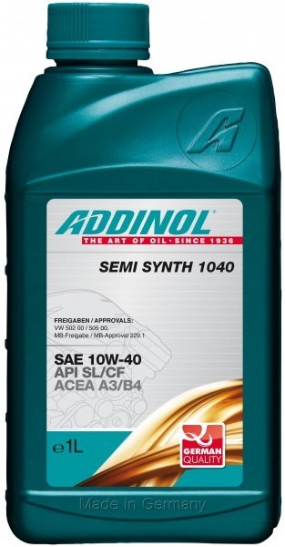 Моторное масло ADDINOL Semi Synth 1040 1л 