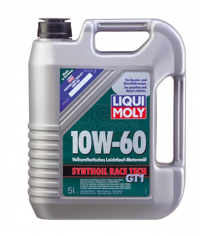 Моторное масло Liqui moly SYNTHOIL RACE TECH GT 1 10W-60 5л 