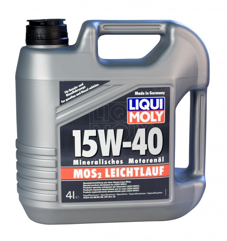 Моторное масло Liqui moly MoS2 Leichtlauf 15W-40 4л 