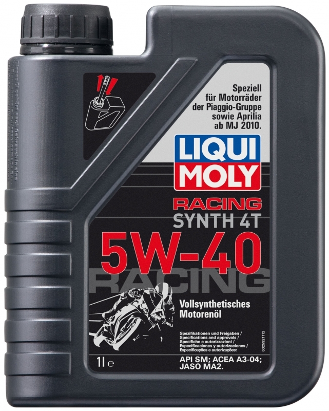 Моторное масло Liqui moly Racing Synth 4T 5W-40 1л 