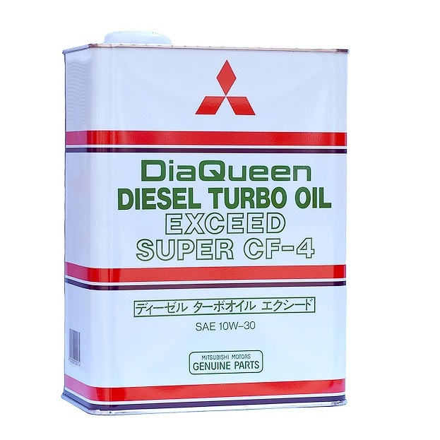 Моторное масло MITSUBISHI DiaQueen Diesel Super CF 10W-30 4л 