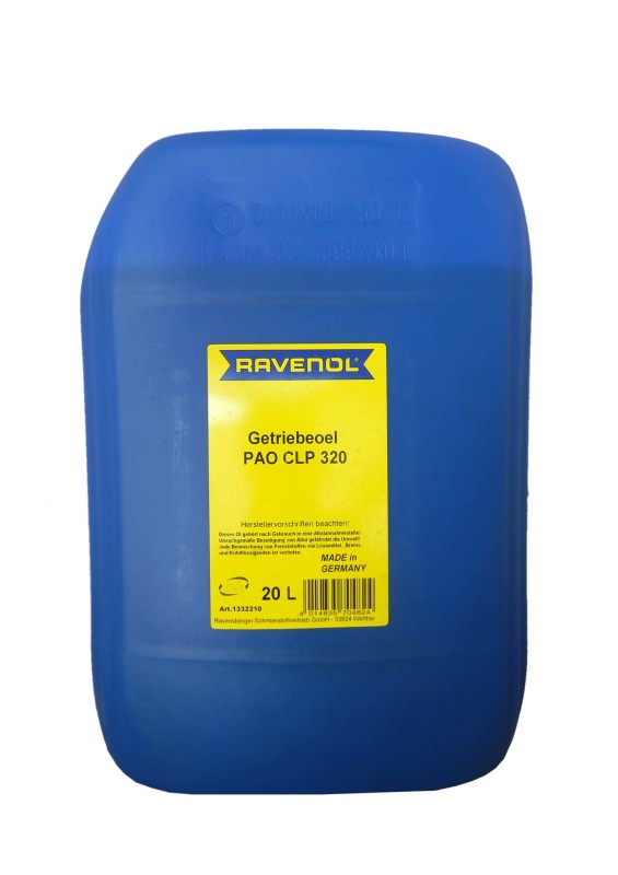 Трансмиссионное масло RAVENOL Getriebeoel PAO CLP320 (20л)